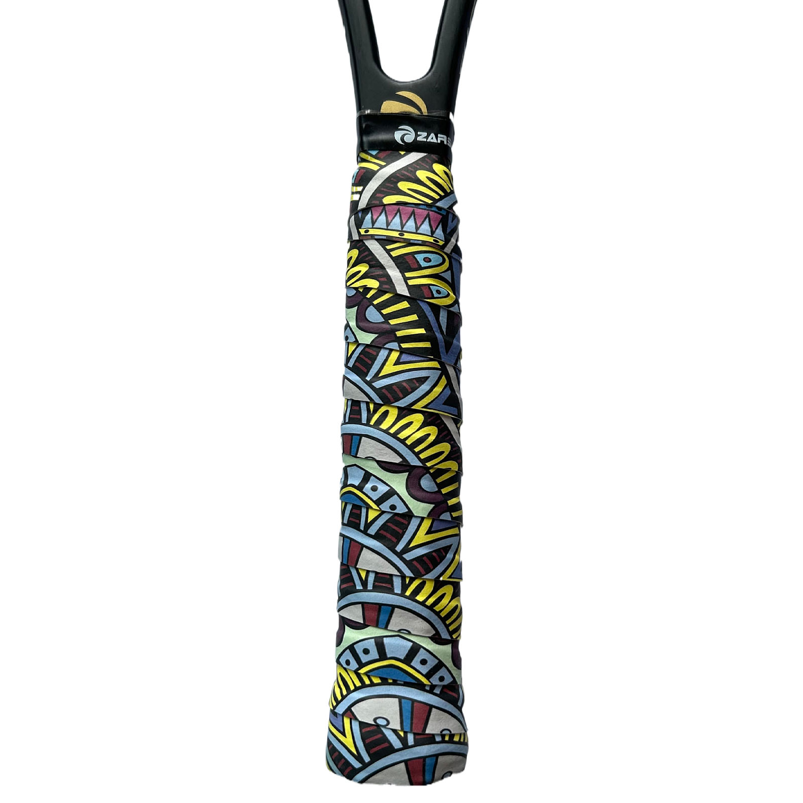 3Pcs Zarsia 2022 Afdrukken Anti-Slip Badminton Overgrips Tennis Racket Overgrips Squash Racket Grips: WHITE