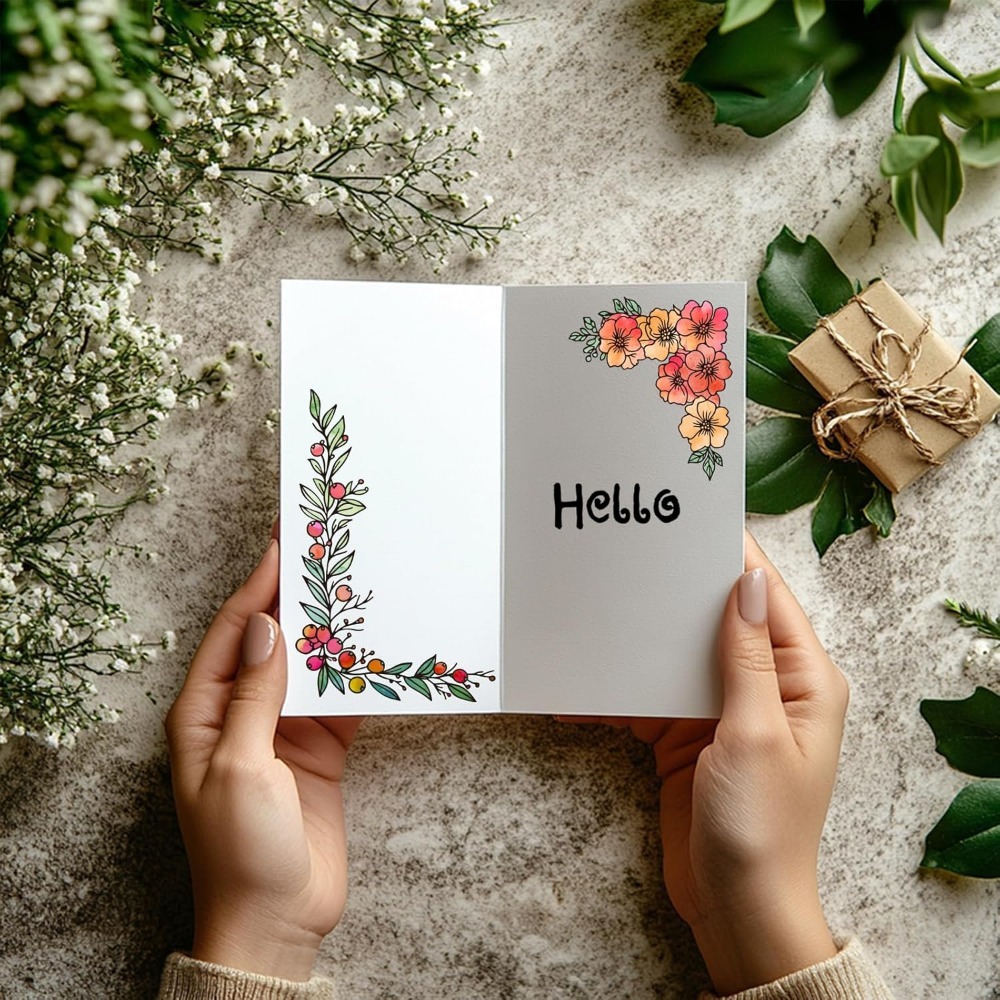 Sellos transparentes de esquina de plantas, sellos transparentes de silicona con borde de rosa y flores, sellos transparentes para tarjetas de álbum de recortes DIY