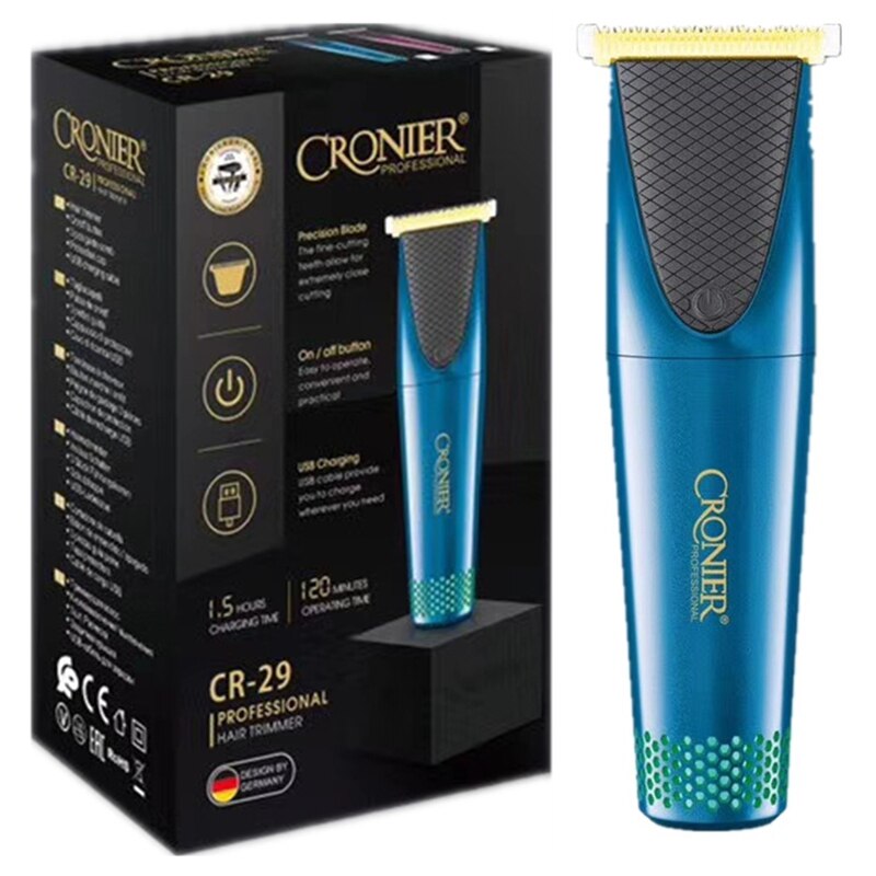 Powerful hair trimmer beard trimer rechargeable usb hair clipper men razor edge electric hair cutter machine haircut kit