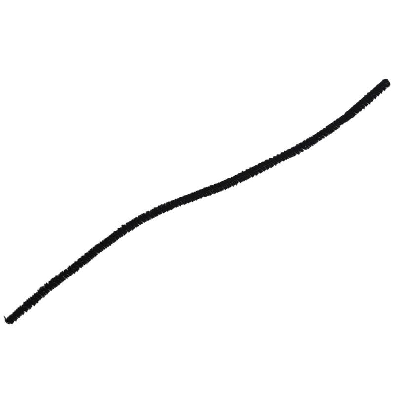 100 Pcs 30cm Black pipe cleaners