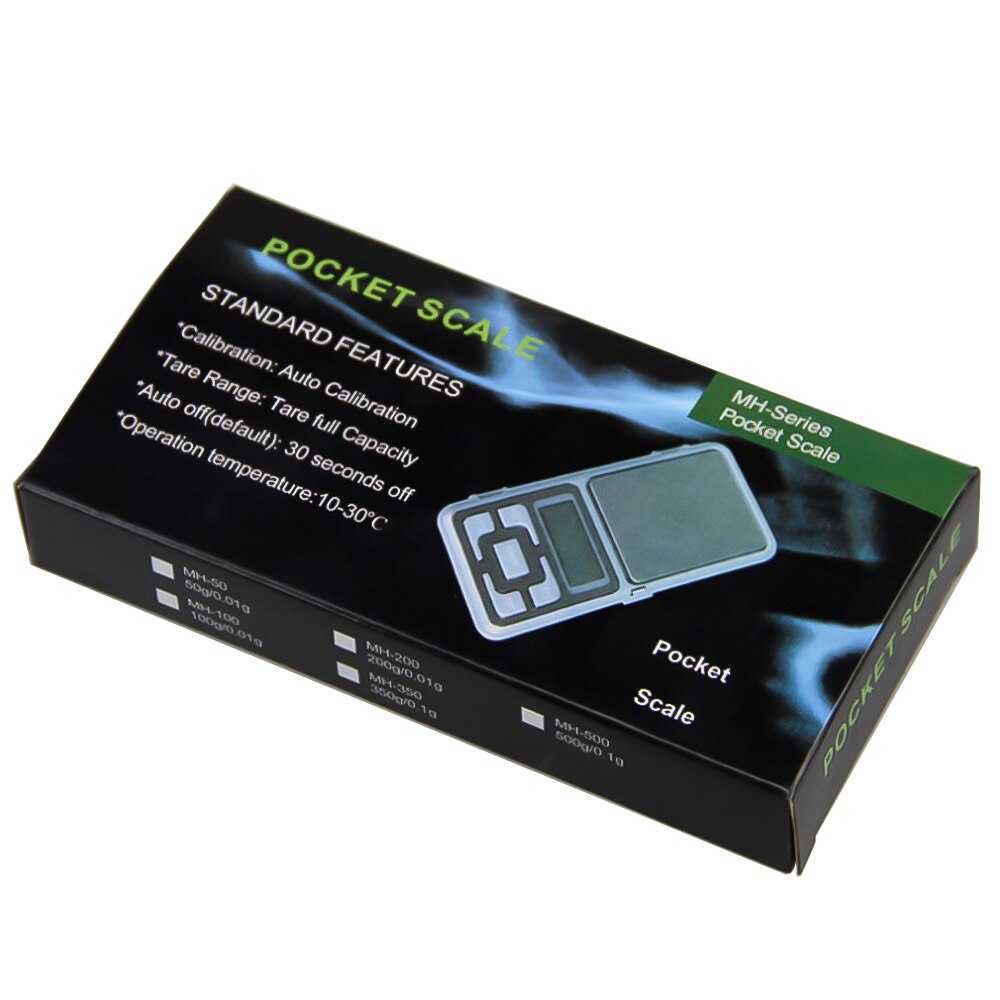 Electronic LCD Display Scale Mini Pocket Digital Scale for Jewelry Kitchen Scale（500g/100g/200g/300g/0.01g） Silicone/ABS Buttons