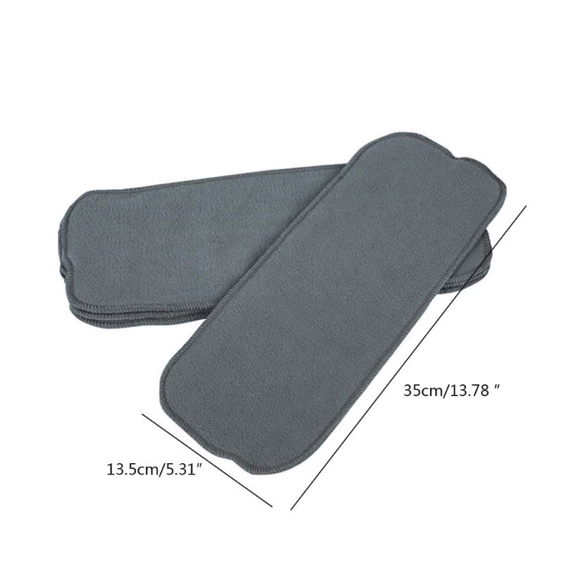 5 stuks bamboe luierinzet voor baby wasbare luiers 5 lagen  a2ub