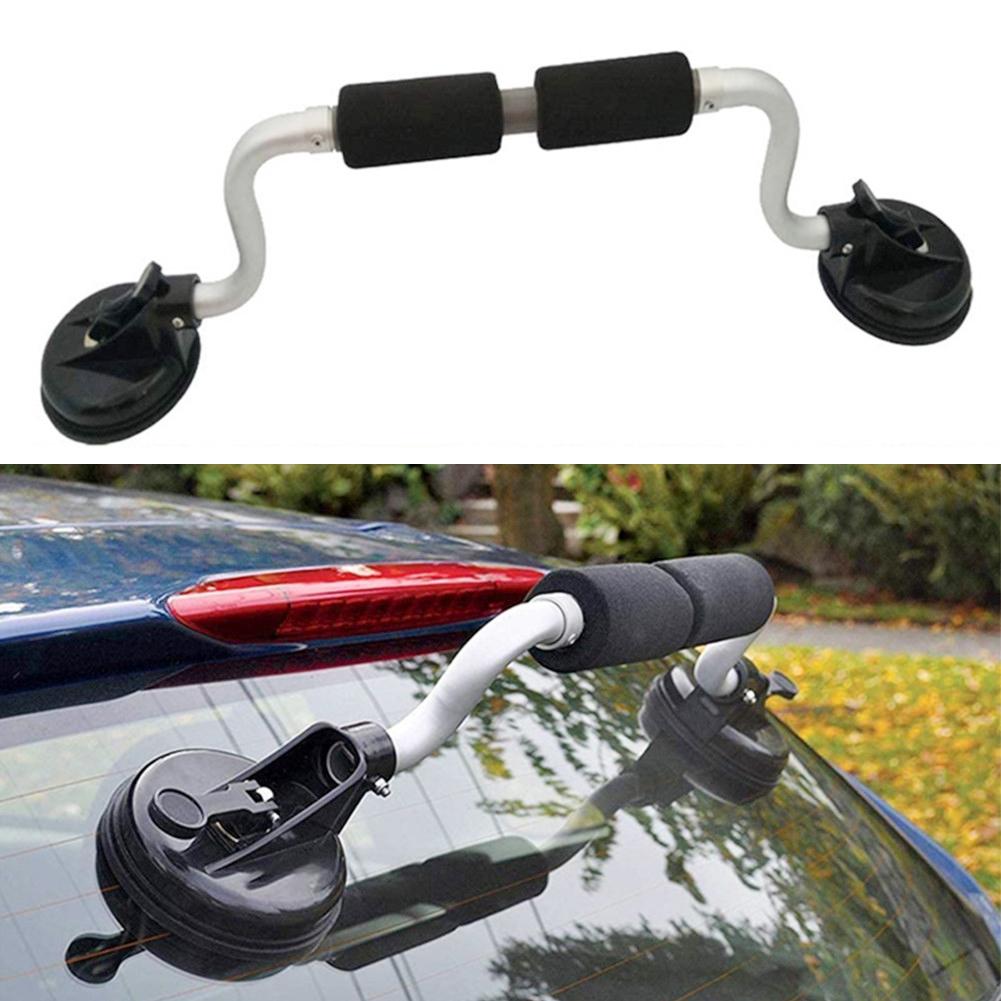 Car Rear Window Roof Kayak Rack Canoe Mount Boat Pusher Suction Cup Holder Boat Roller Load Assist Universal Support Bar