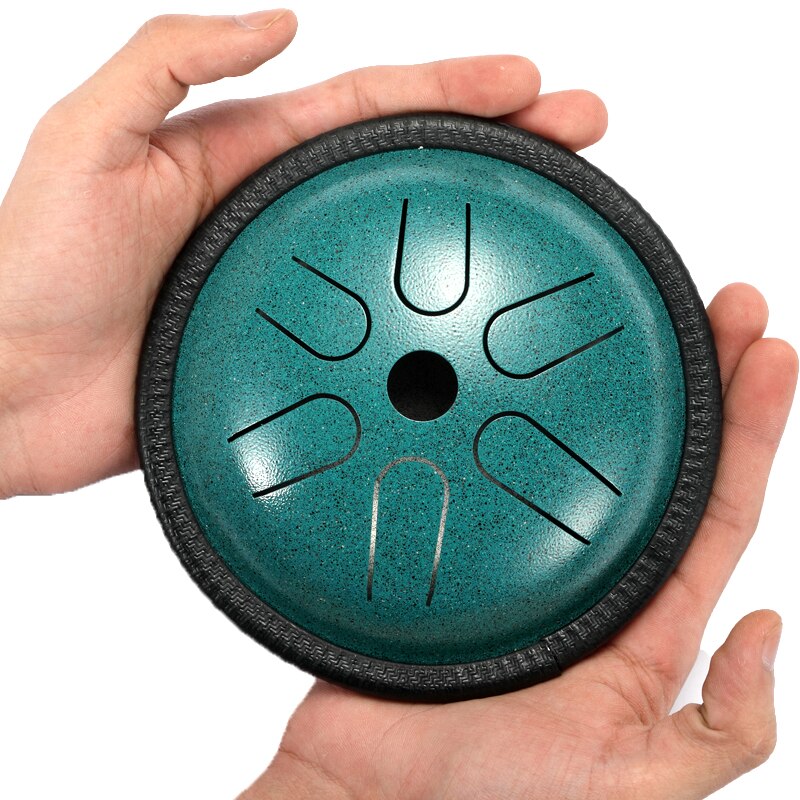 Brand 5.5 Inch Steel Tongue Drum 6 Tune Hand Pan Drum With Padded Drum Bag And A Pair Of Mallets huedrum Yoga Meditation: 03