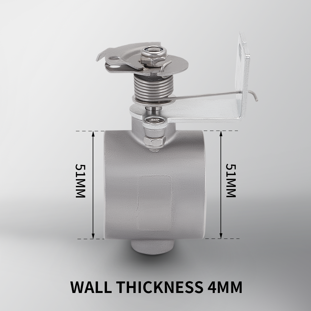 Válvula de control de escape de motocicleta de operación manual Válvula de control de escape de 2" 51 mm - Se puede soldar / impermeable