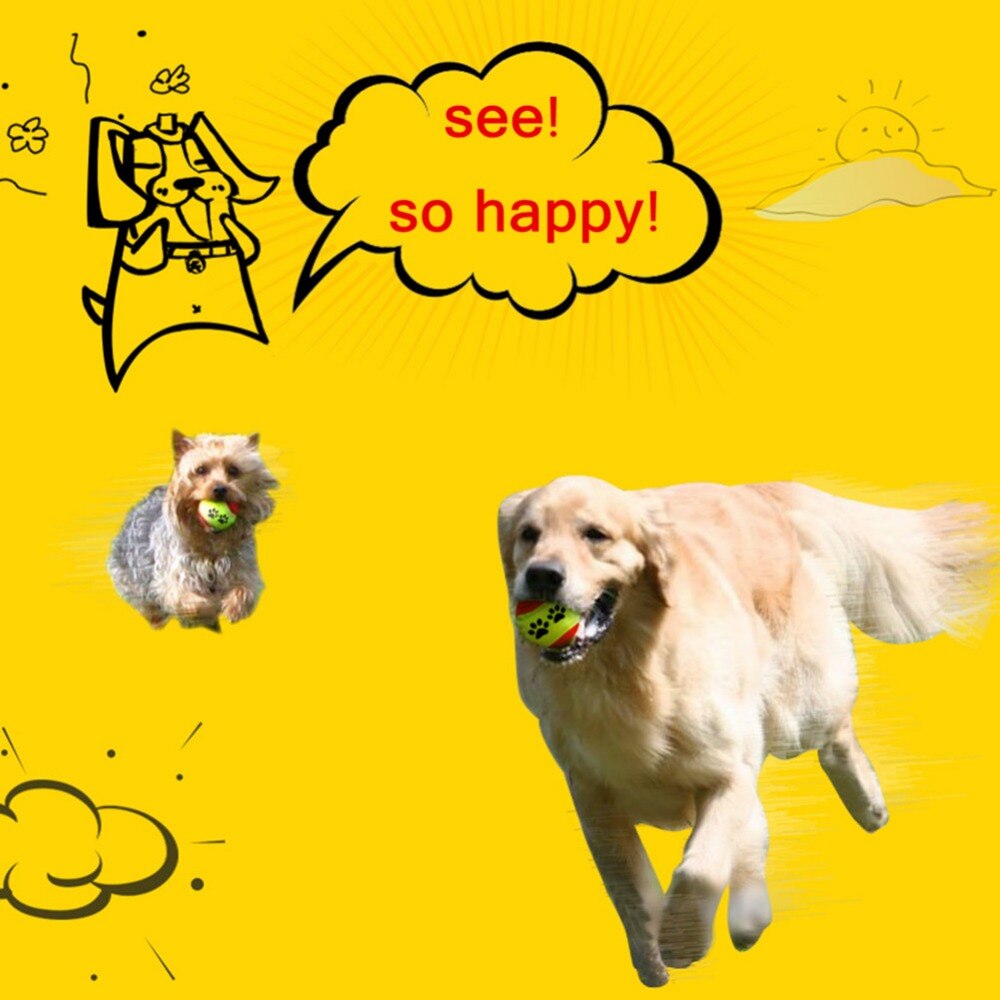 Leuke, veilige, kleine hondenspeeltjes voor huisdieren, honden, kauwbal, puppy, hondenbal voor huisdieren, speelgoed voor puppy's, tennisbal, hondenspeelgoedbal, huisdierproducten