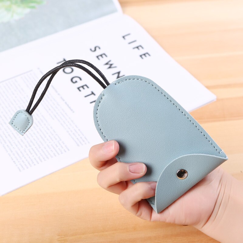 Car Key Case Smart Keychain Wallets For Women Mini Key Bag Organzier Key Wallet Car Key Pouch Pull Key Cover Key Holder: Blue