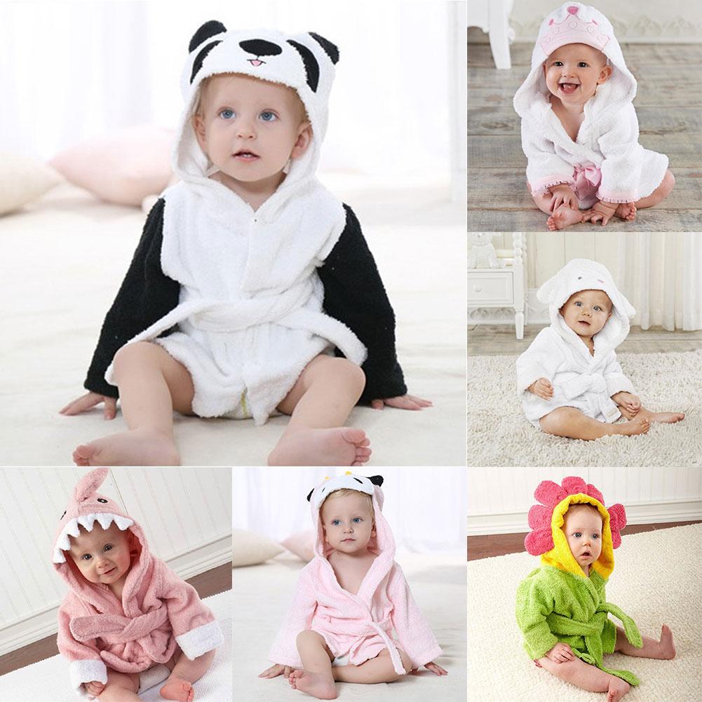 Cute animal shape baby bath towel baby bathrobe cotton children bathrobe moon photo clothes Bathrobe Bath Towel