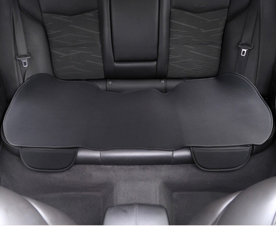 Car Seat Pad Cover for Tesla Model 3 Y S X Main Driver Co-pilot Front Rear Seat Cushion Covers Protector Interior Accessories: Back seat