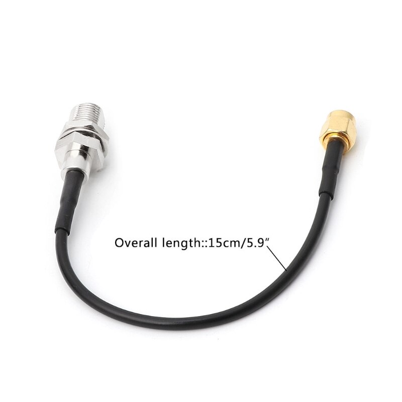 RG174 Rf Pigtail Kabel F Vrouwelijke Naar Sma Male Coax Rf Extension Pigtail Kabel