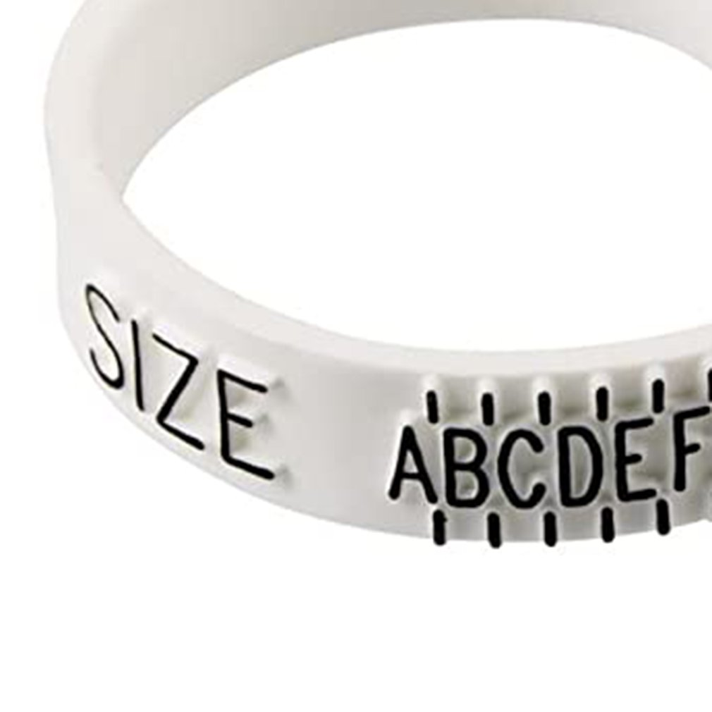 Size Ring Sizer Plastic Finger Sizing Measurement Belt Uk Ring Size Measurement Check Your Size Ring Sizer Measure Finger Size