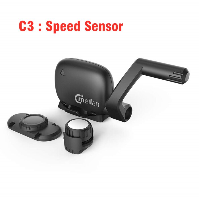 Meilan Cycling Computer Wireless Bike Computer Speed/Cadence Sensor Heart Rate Monitor Bike Speedometer 4.0 Bluetooth Odometer: C3