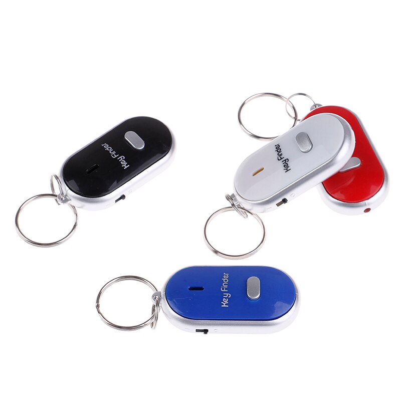 Mini Anti-lost Whistle Key Finder Flashing Beeping Remote Kids Key Bag Wallet Locators Child Alarm Reminder