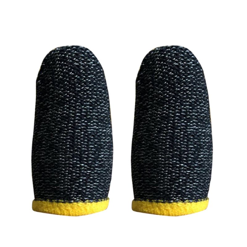 Carbon Fiber Finger Sleeves - Atmungsaktive Gaming Handschuhe für Handy/Tablet - Rutschfester Touchscreen: Farbe D