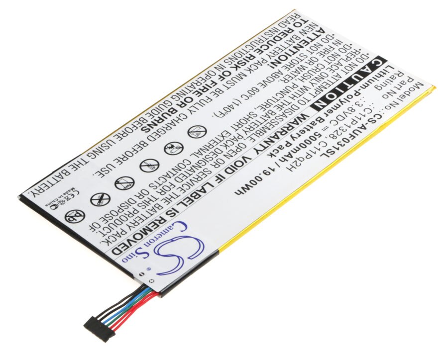 Cameron Sino 5000mAh Battery C11P1328 for Asus K010, TF103CG,TF103CX,TF103,TF103C, TF103C-1A009A,TF103C-1A010A, TF103C-1A028A