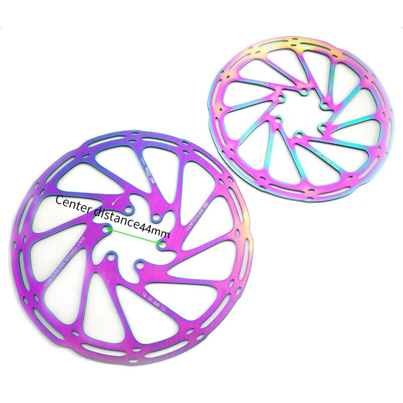 Mi.Xim Fahrrad Bremsscheibe Mittellinie mit 6 Stahl Schrauben für BMX