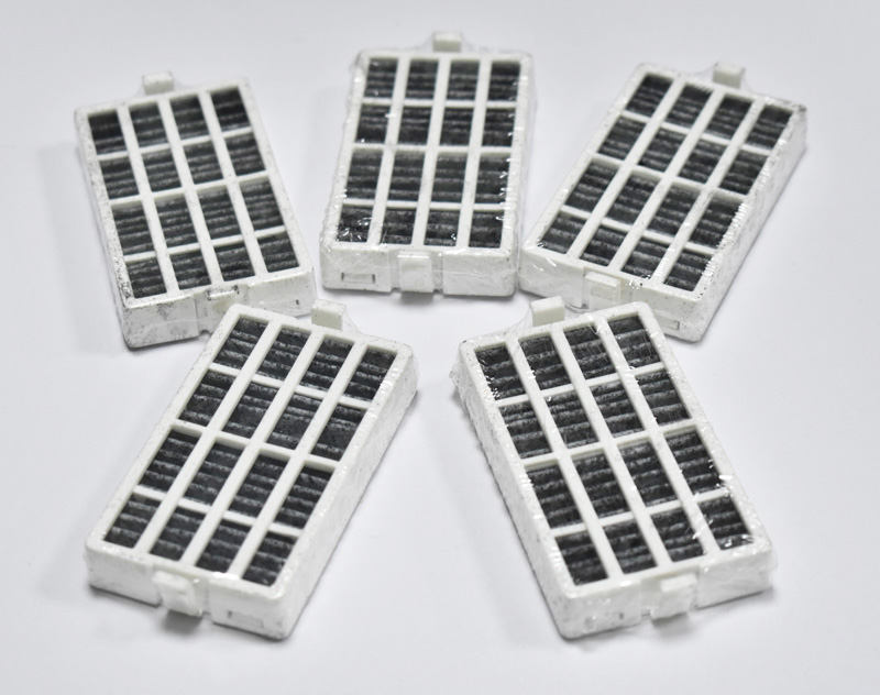 Filtro de aire para refrigerador, 5 uds., ajuste del filtro de limpieza para Whirlpool W10311524 AIR1 hepa, Repuesto de filtro de aire para refrigerador