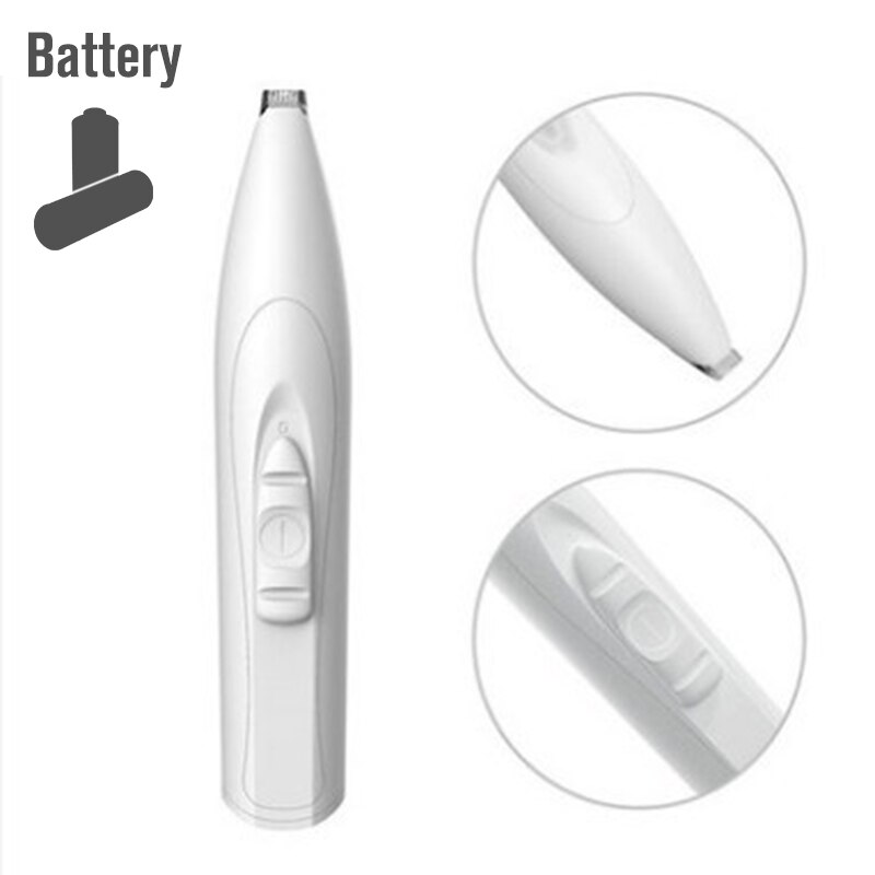 Tondeuse professionnelle à faible bruit pour chiens et chats, Kit de toilettage pour petits chiens et chats: White AAA