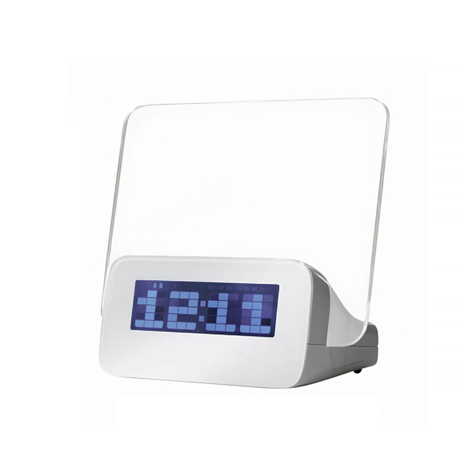 Message Board Digital Alarm Clock Calendar Night Light LED Alarm Clock For Home Office Alarm Clock Multi LED Fluorescent