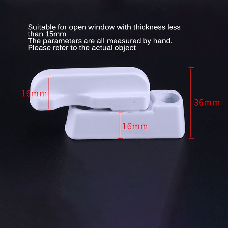 Zinc Alloy UPVC Aluminum Windows Lock Door Windows Sash Jammers Extra Security Swing Lock Anti Theft Window Door Latches