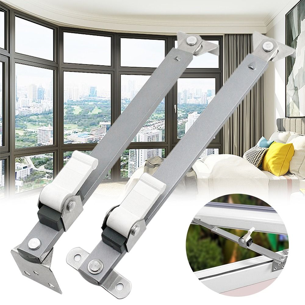 Restrictor Sliding Wind Brace Telescopic Window Support Stainless Steel Limiter Angle Controller Stopper Heavy Duty Gusset Fixed