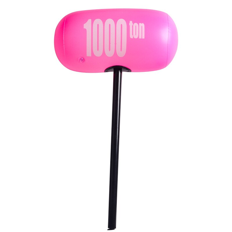 Lucht Hamer Duizend-Ton Hamer Opblaasbaar Speelgoed Opblaasbare Hamer Blow Up Lawaaimaker Speelgoed Percussie Speelgoed Beat Speelgoed Hamer spelen Speelgoed: Roze