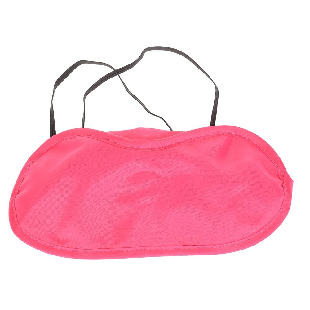 1 Pcs Travel Sleep Rest Slaapmiddel Eye Mask Eye Shade Cover Comfort Blinddoek Shield Patch Eyeshade: rose red