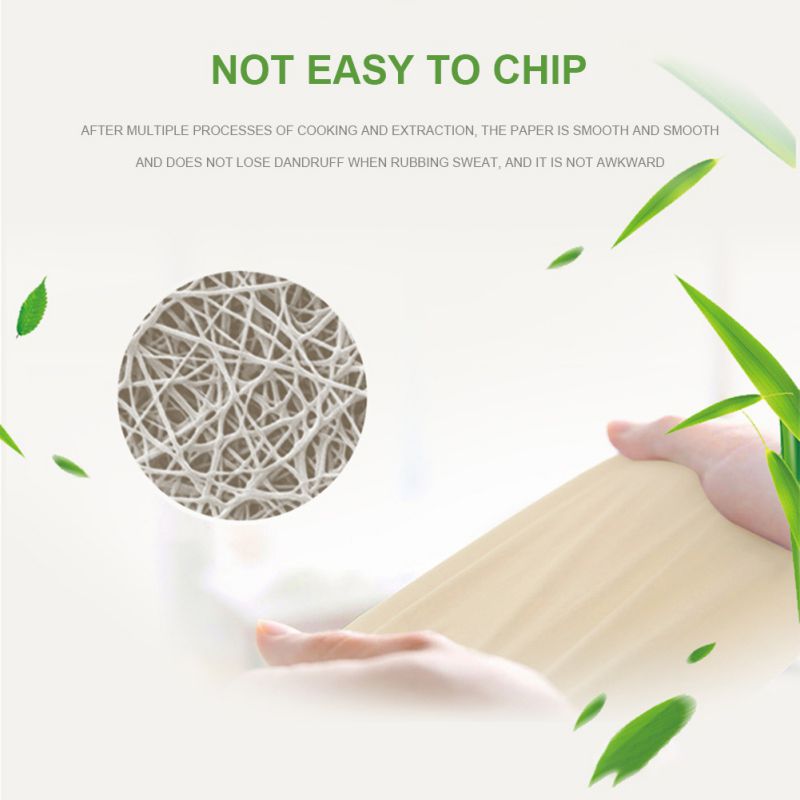12 Rolls/set Toilet Paper Household Towel Bamboo Pulp Natural Useful Disposable Toilet Paper for Home Bath