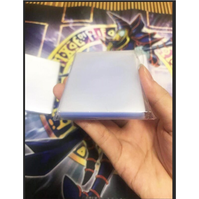 100PCS/lot 61*85mm Transparent Card Protector for Board Games Cards Gathering Card Sleeves