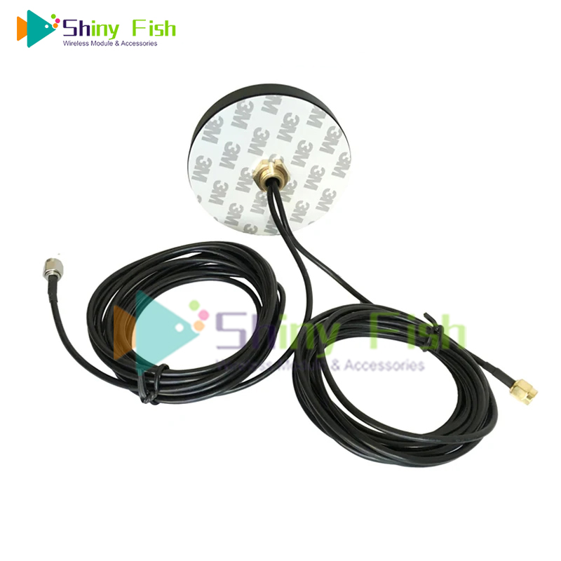 HX-JG4GGPS 2-in-1 GNSS External Positioning And Navigation Antenna Support 4G GPS 1M 2M 3M 5M Cable SMA-J