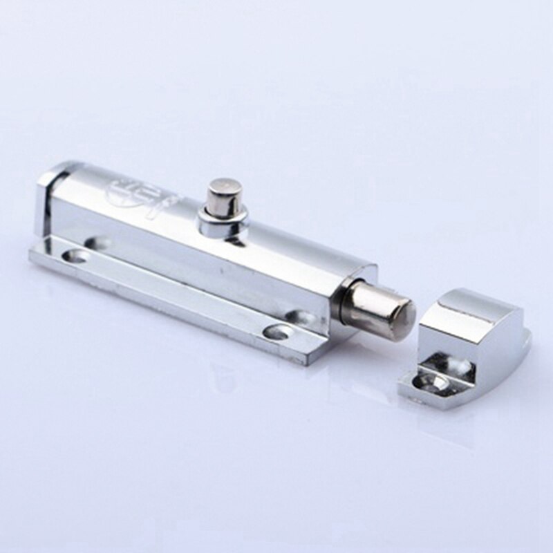 Long Silver Stainless Steel Door Latch Sliding Lock Bolt Latch Hasp Staple Gate Safety Lock