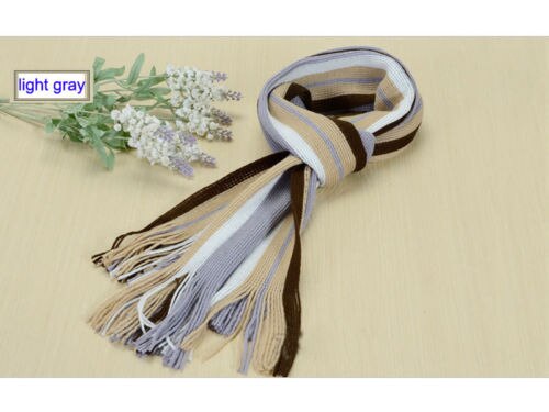 Classic Men Winter Warm Cashmere Feel Long Scarf Faux Wool Soft Wrap Shawl