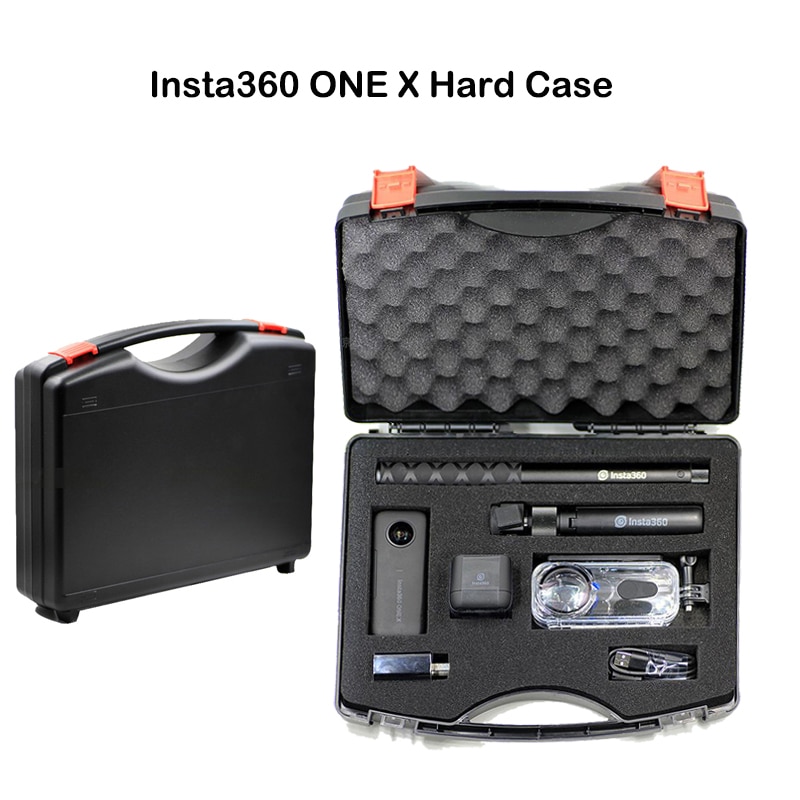 Insta360 One X Panorama Camera Carrying Case Storage Bag Hard Shell Boxes for Insta 360 ONE X Battery /Selfie Stick Accessories