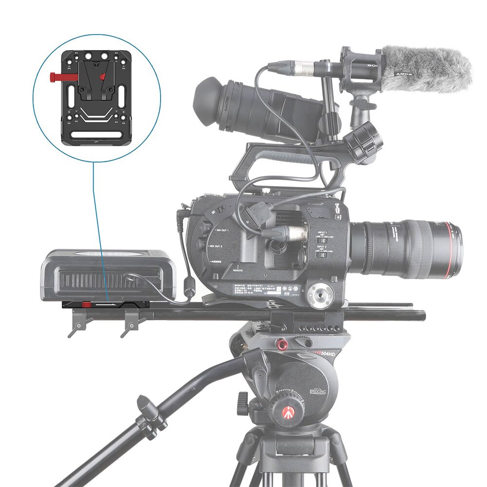 SmallRig SMALLRIG V-LOCK Mount Battery Plate Quick Release Plate 2988