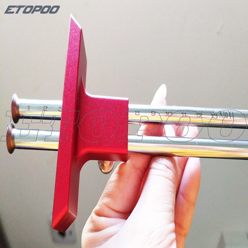 European double-headed scribe blade wooden scribe-line carpenter woodworking crossed-out tools