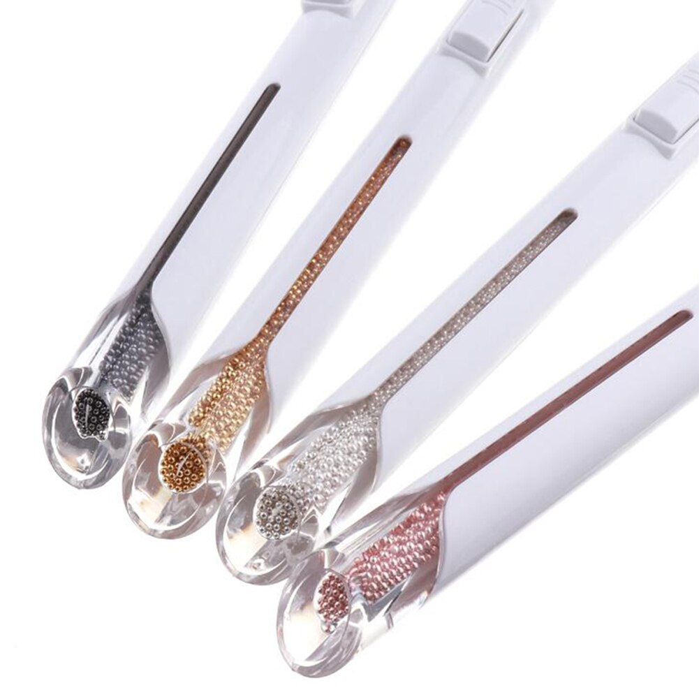 Herramienta para hacer puntos de decoración de uñas cuentas de acero cosechadora de uñas pluma punteadora Multi-función instrumentos de manicura herramienta de decoración de salón