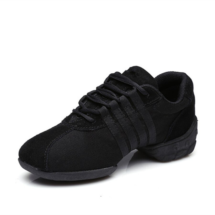 USHINE T01 Black Mesh Modern Jazz Shoes Zapatos De Dance Sneakers Jazz Ballet Dance Shoes Woman: 5