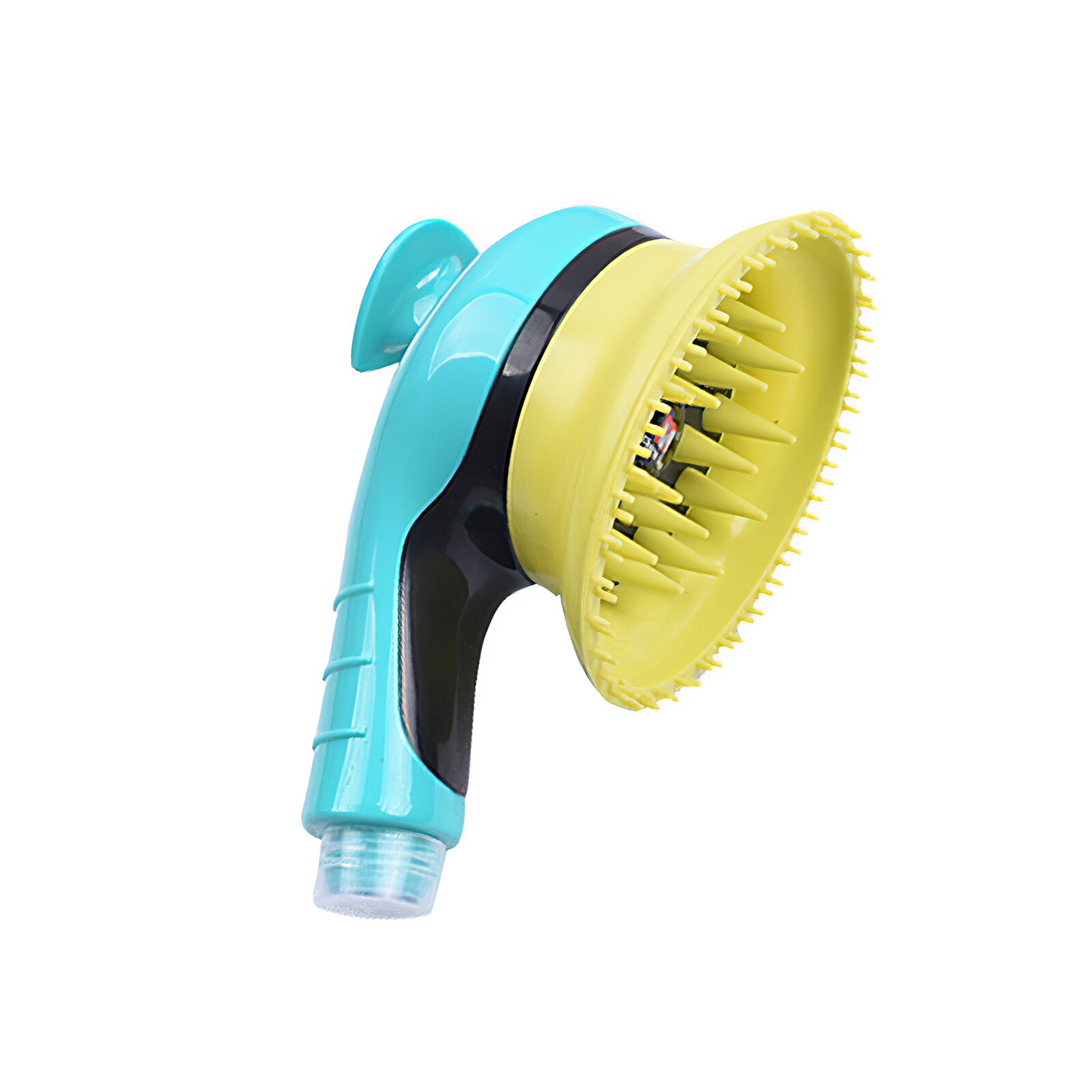 Hond Bad Sproeier Puppy Honden Katten Wassen Grooming Bathing Massage Borstel Handheld Douche Sproeier Grooming Gereedschap: Blauw