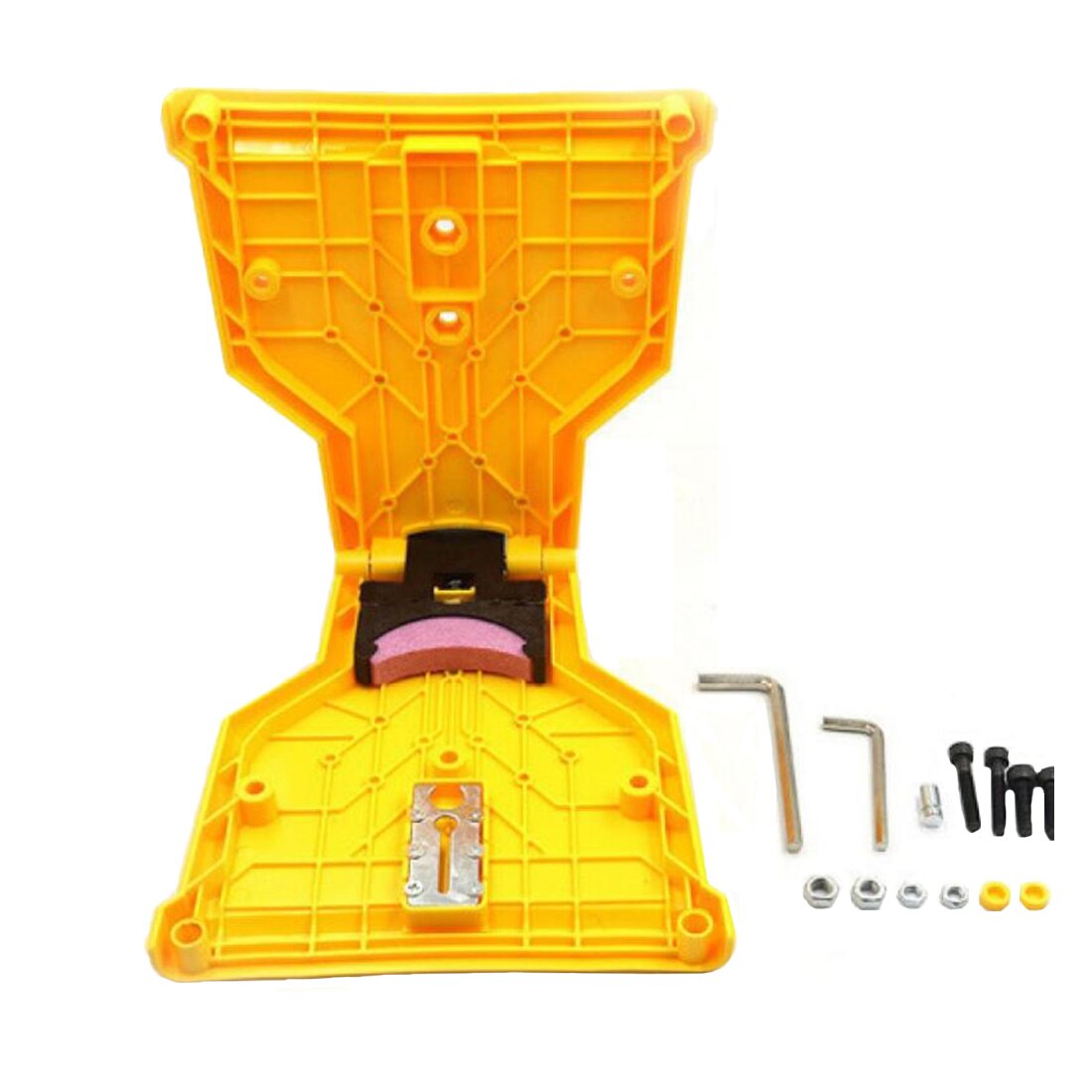 Chainsaw Teeth Sharpener Portable Sharpen Chain Saw Bar-Mount Fast Grinding Sharpening Chainsaw Chain Woodworking Tools: Upgrade Type