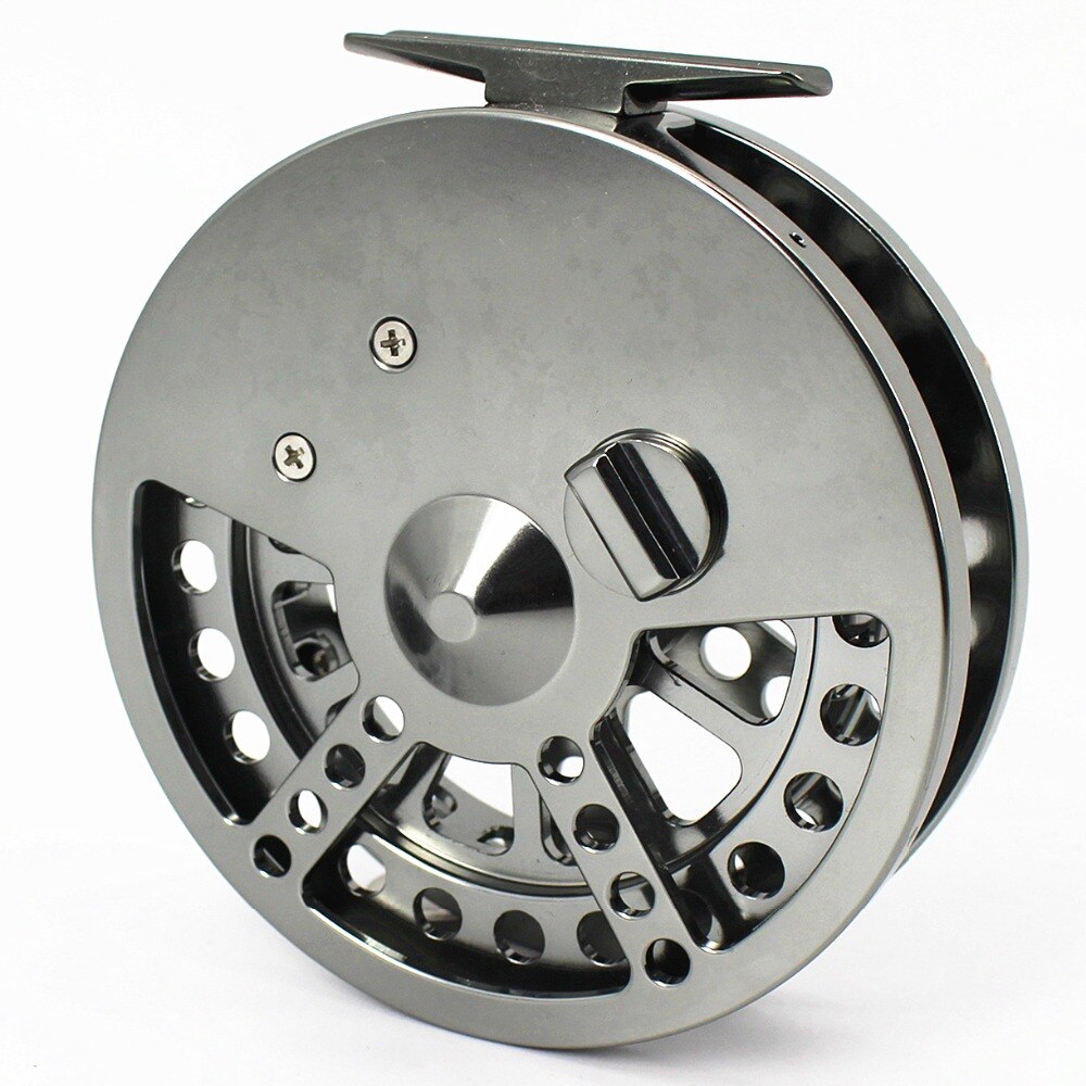 113.5MM 4 1/2&quot; CNC MACHINED ALUMINUM CENTER PIN CENTREPIN FLOAT REEL STEELHEAD SALMON TROTTING FISHING