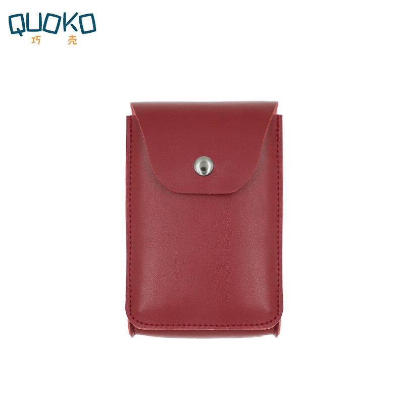 Nueva ultra-delgada manga super delgada cubierta para Macbook accesorios ratón datos de alimentación de línea aplicar bolsa de almacenamiento: Matte Red