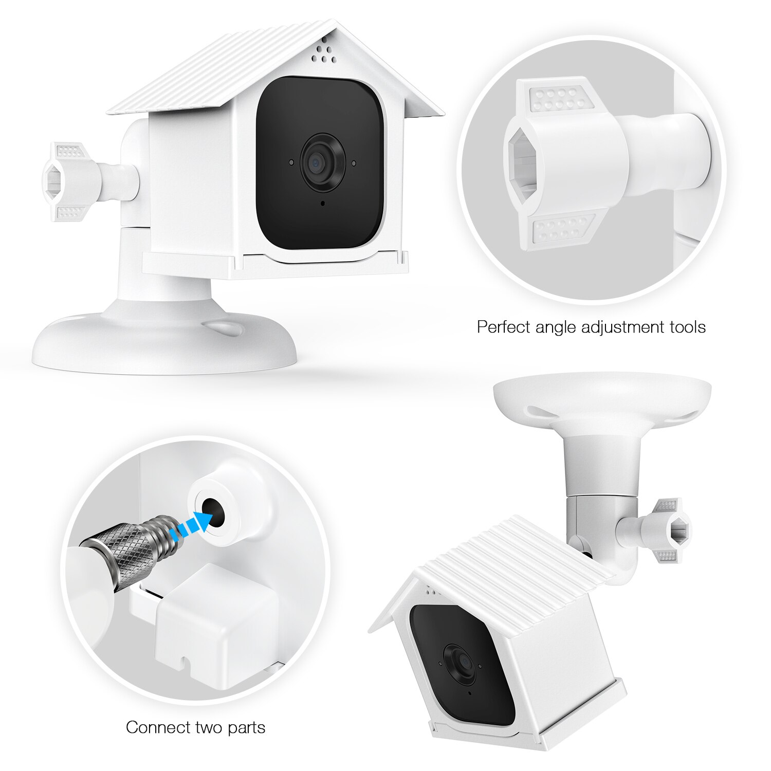 Siliconen Beschermende Covers & Bracket Wall Mount Voor Blink Mini Anti-kras Camera Beschermhoes Bescherming Camera Camera