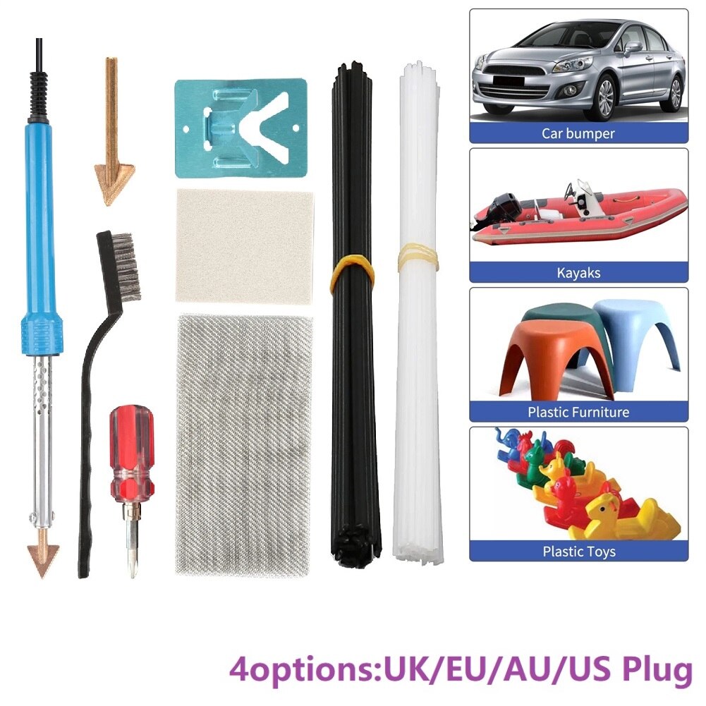Electric Soldering Iron Kit 80w Plastic Welding Kit For Bumper Kayak Repair For Welding Equipment Parts