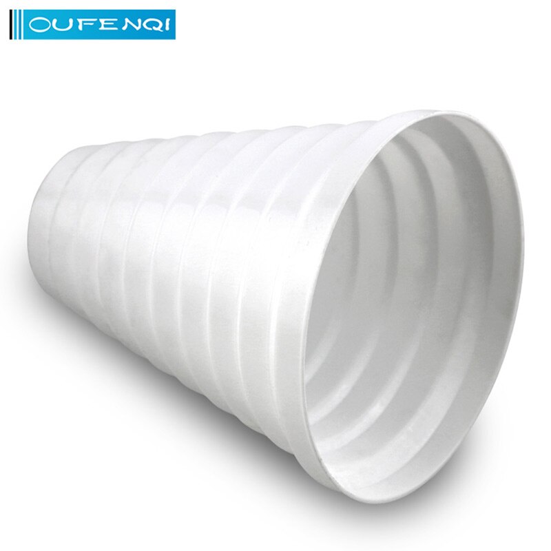 Range hood exhaust pipe size reduction adapter plastic reduction check valve ventilation exhaust pipe diameter circle