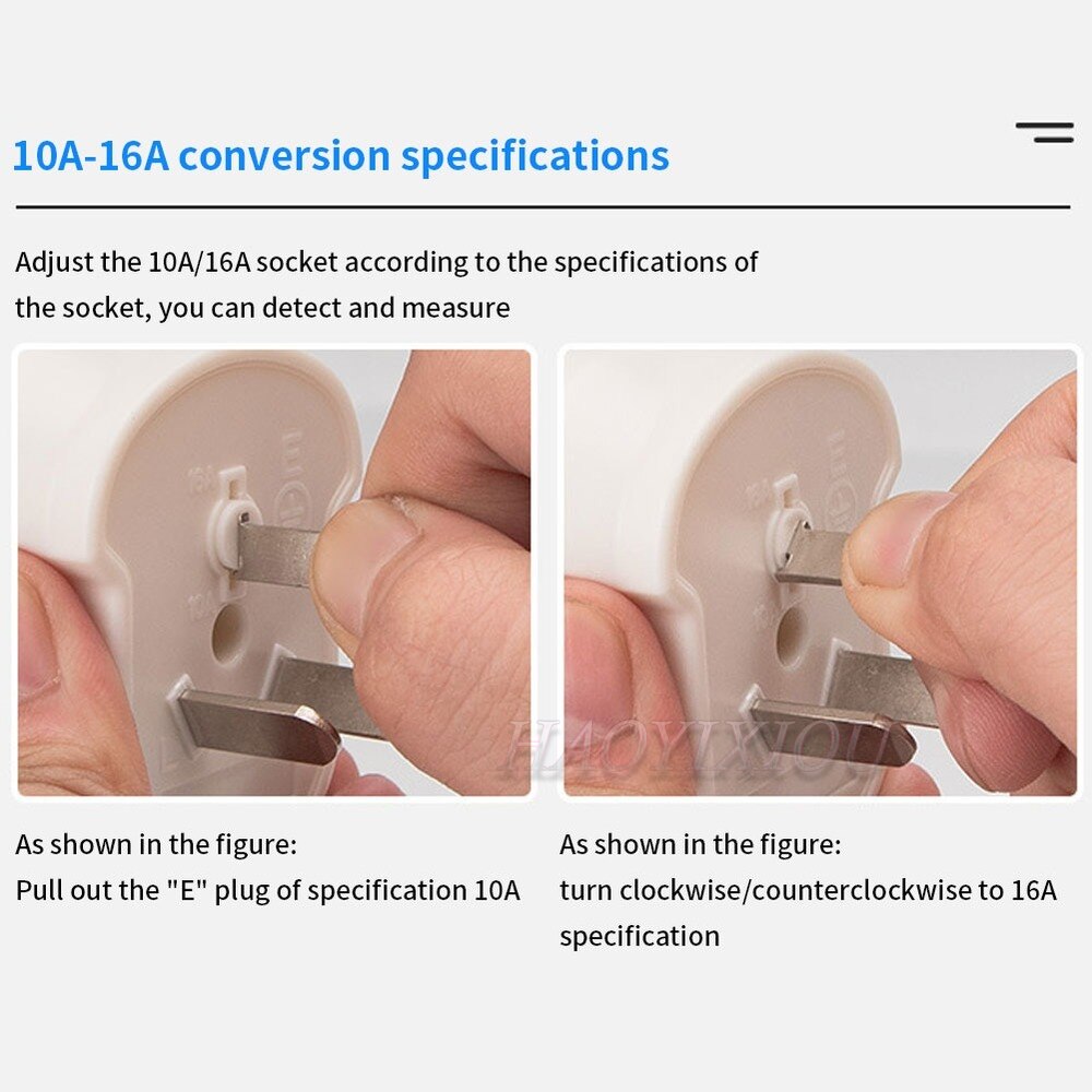 AC 220V~250V Socket Tester AC08 Portable RCD Plug Electrical Socket Circuit Polarity Detector Socket Leakage Detector