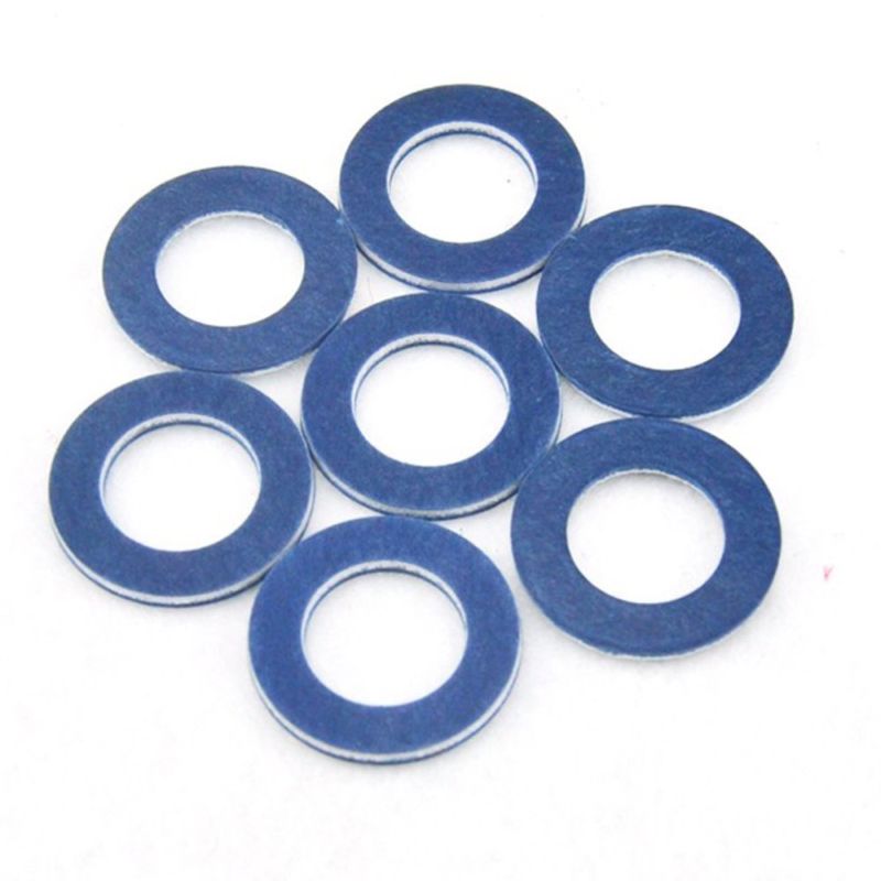 Replacement Washer Gasket Rings Blue 5*0.3*1.7inch O-ring Gasket Components