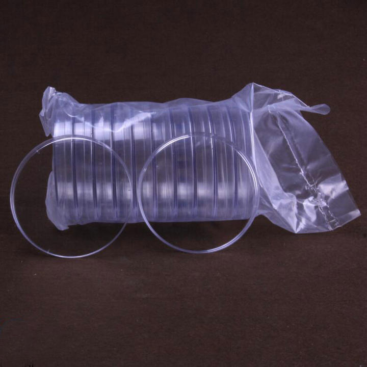10 stks/partij 70mm plastic petrischaal met deksel, petri plaat, cultrue schotel, cultuur vessel