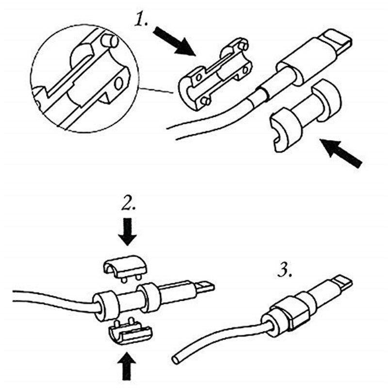 USB Telefoon Datakabel Beschermende Kabel Protector Anti-breuk Oplaadkabel Protector Voor iPhone etc Hoofdtelefoon Lijn