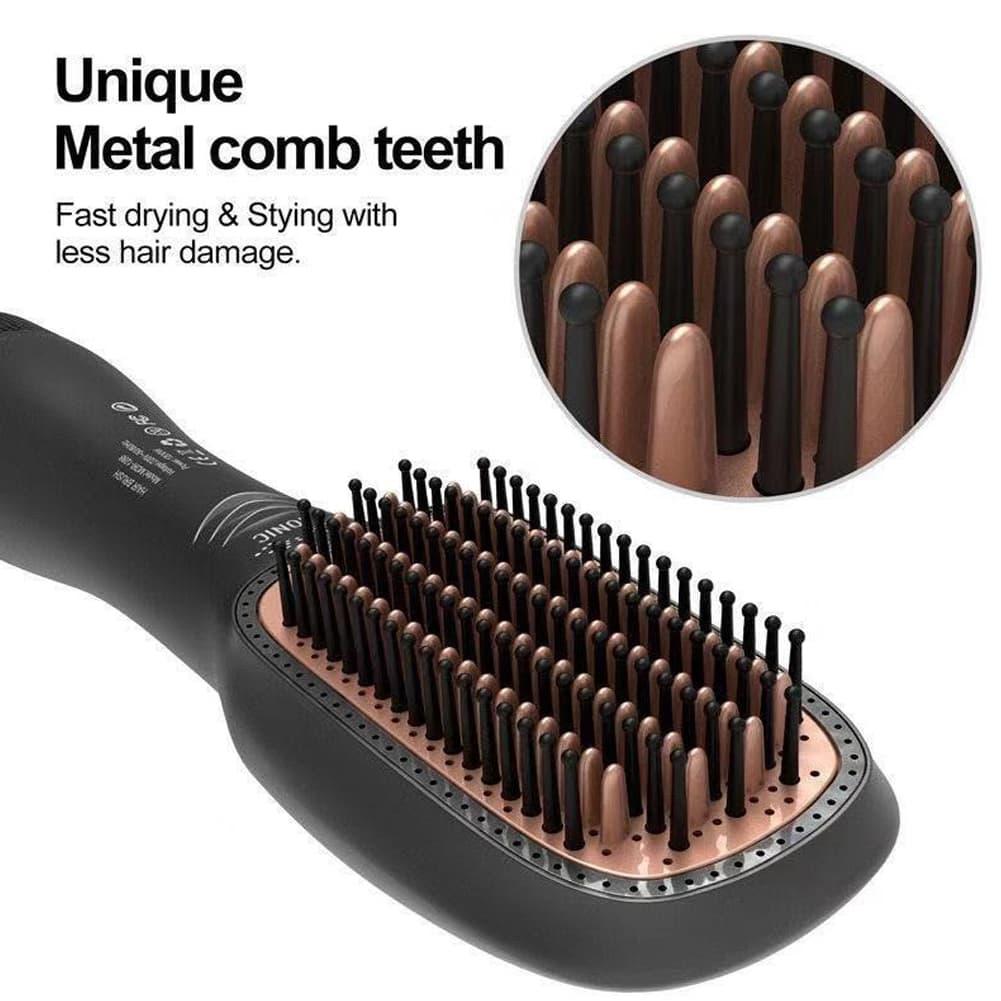 Air Brush Hair Dryer Brush 3 in 1 Volumizing Curling Straightening Brush Ionic Styling Tool for Women