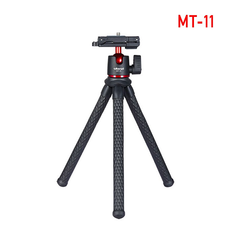 Ulanzi MT-11 elastyczny statyw trójnożny do DSLR Smartphone 2 w 1 statyw przedłużyć 1/4 ''śruba do Magic Arm światło Led do kamery: Tripod with Ballhead